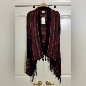 NWT Billabong Cardigan/Sweater - Small - Earth Tones, Teal, Purple …